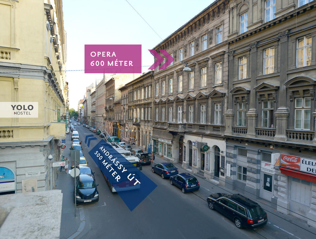Yolo Hostel Budapeszt Zewnętrze zdjęcie